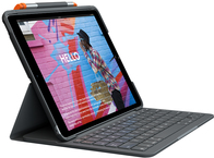 Logitech Slim Folio Hülle und Tastatur für Apple iPad 10,2