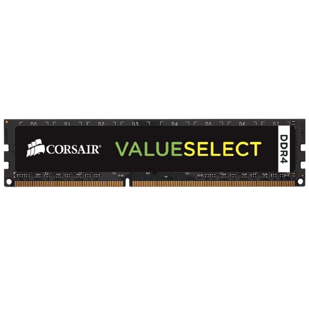 8GB (1x8GB) Corsair Value Select DDR4-2133 RAM CL15 (15-15-15-36)  Schwarz
