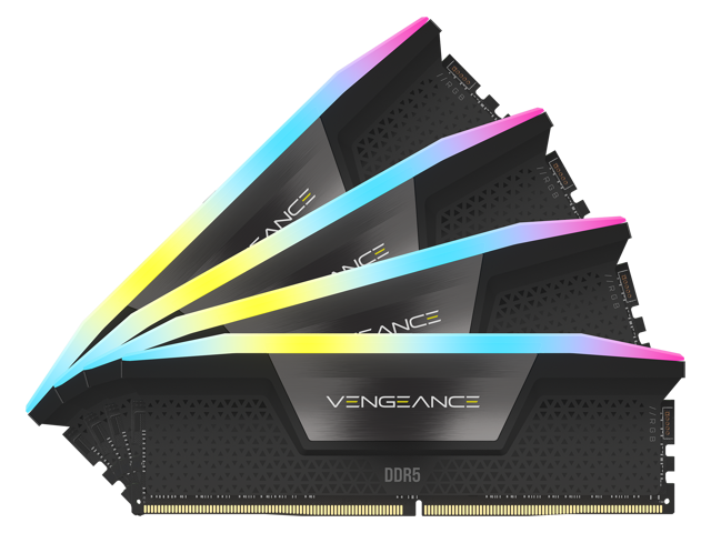 Corsair Vengeance RGB 64GB DDR5-6600 Kit (4x 16GB), CL32, schwarz
