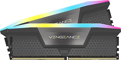 Corsair Vengeance RGB 64GB DDR5-6000 Kit (2x 32GB), CL40, grau