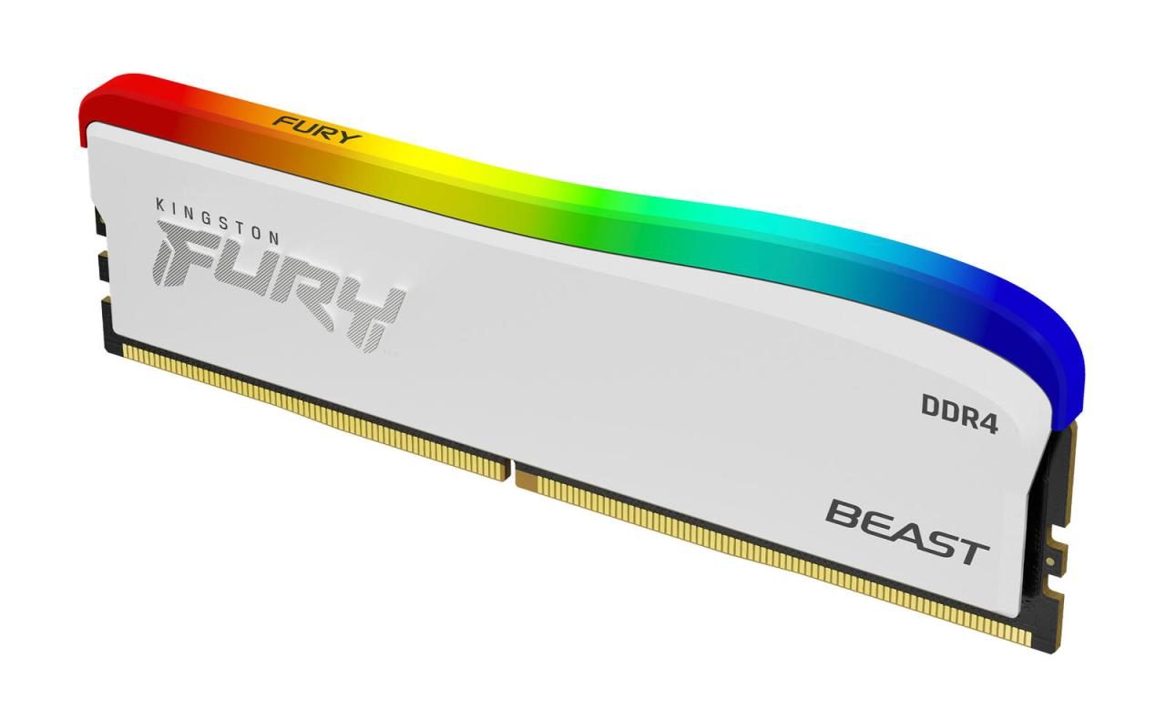 16GB (1x16GB) KINGSTON FURY Beast SE RGB DDR4-3600 CL17 RAM Gaming Arbeitssp.