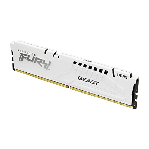 16GB (1x16GB) KINGSTON FURY Beast White XMP DDR5-5200 CL40 RAM Arbeitsspeicher