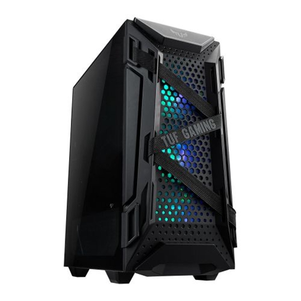 ASUS TUF Gaming GT301 ATX Midi-Tower Gaming Gehäuse, Glasseitenfenster