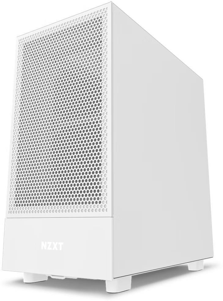 NZXT H5 Flow Midi Tower ATX Gehäuse weiss mit Sichtfenster