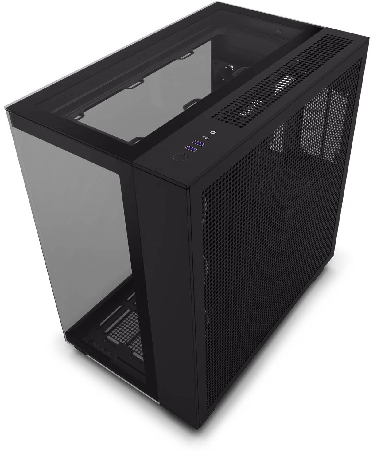 NZXT H9 Elite Black Midi Tower ATX Gaming Gehäuse schwarz mit Glasfenster