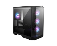 MSI MAG Pano M100R PZ MINI Tower Gaming Gehäuse, Echtglas Seitenfenster, Schwarz