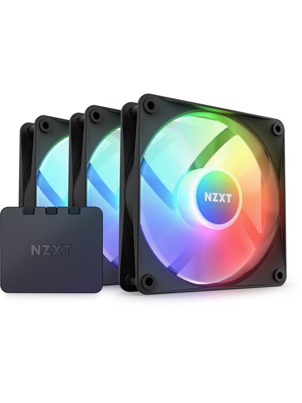 NZXT F120 RGB Core Gehäuselüfter 120mm Schwarz 3er Pack