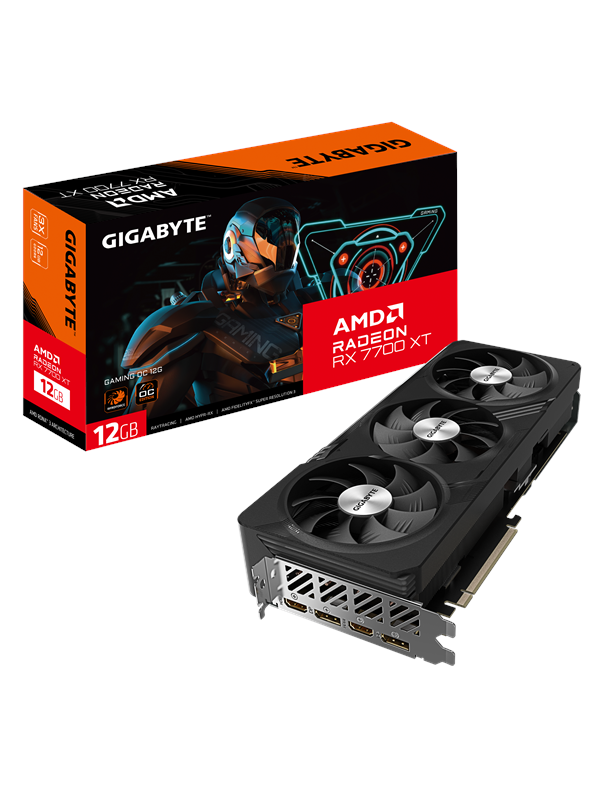 GIGABYTE AMD Radeon RX 7700 XT Gaming OC 12GB GDDR6 Grafikkarte 2xHDMI/2xDP