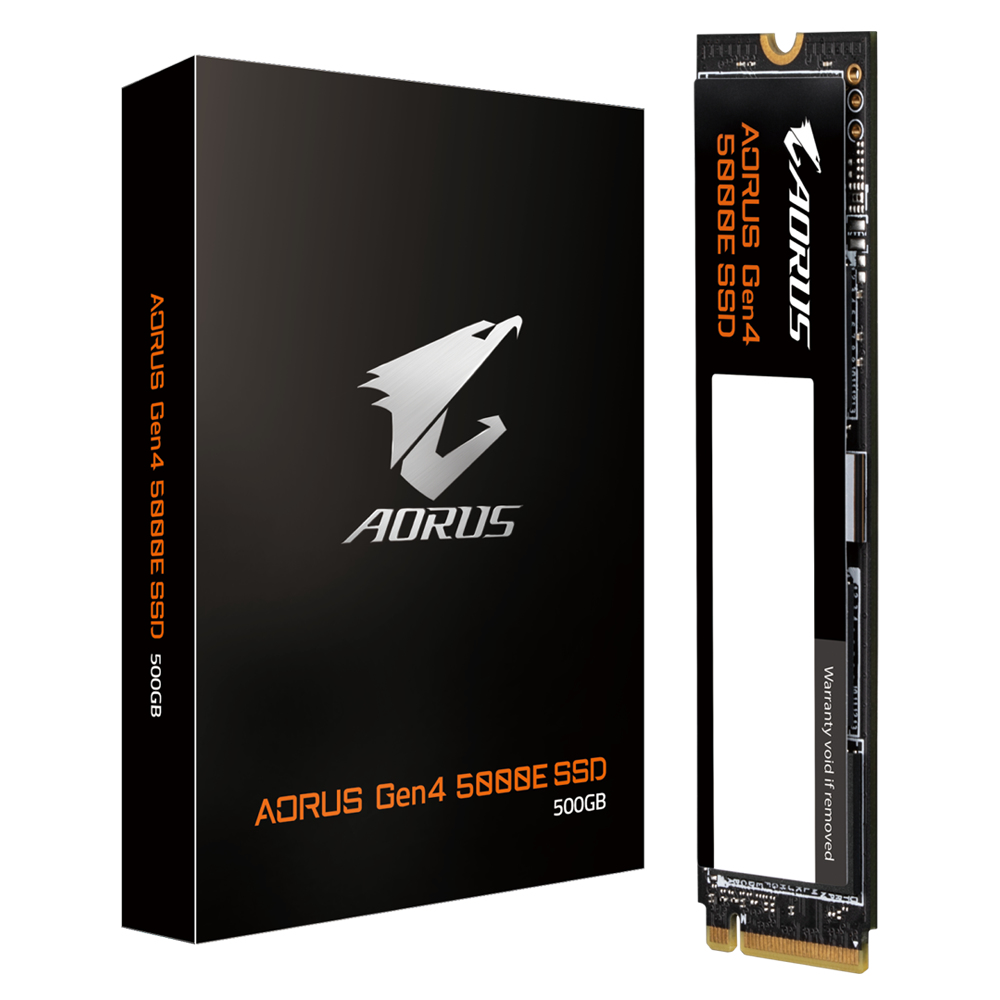 GIGABYTE AORUS Gen4 5000E NVMe SSD 500 GB M.2 2280 PCIe 4.0