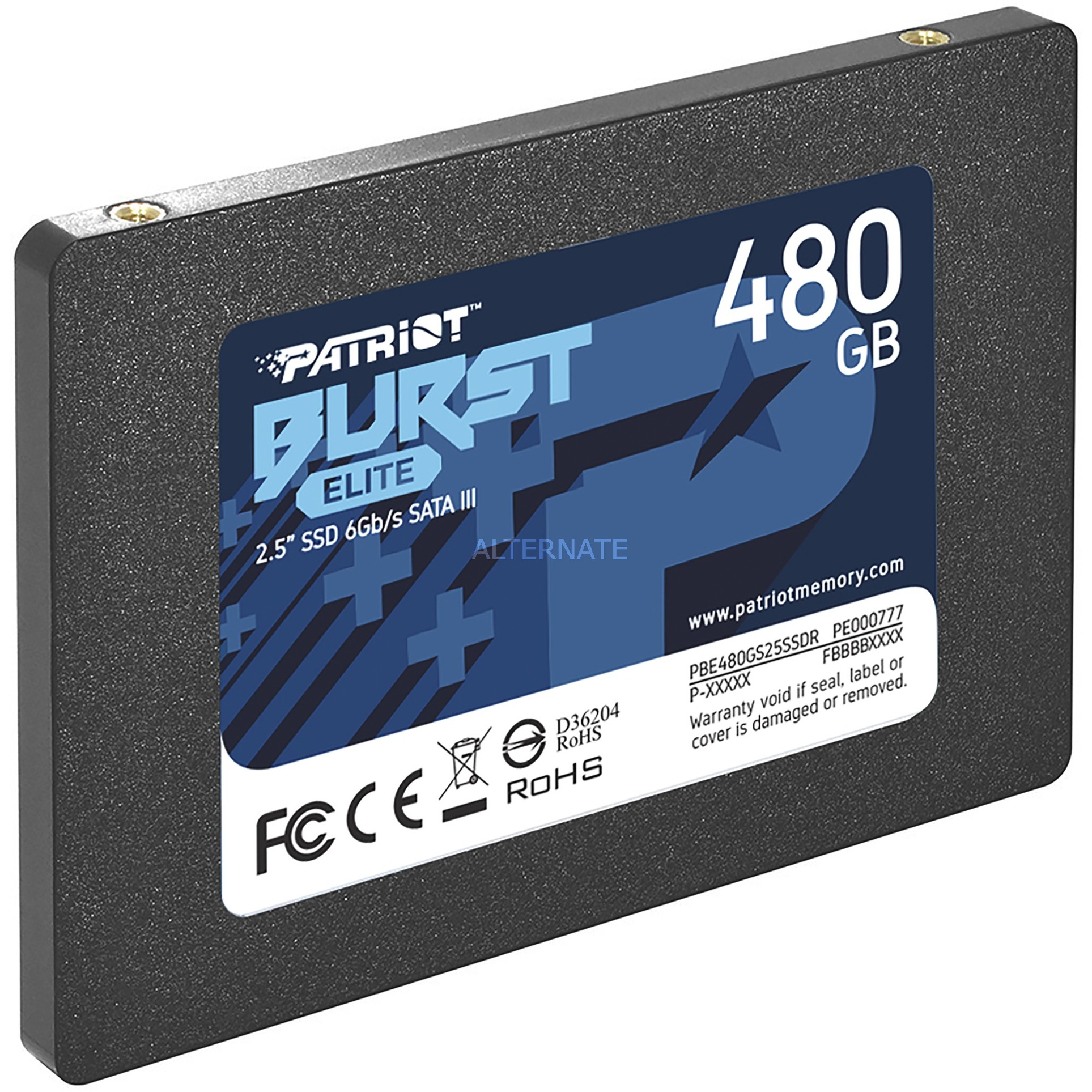 Patriot Burst Elite SATA SSD 480GB 2,5 Zoll