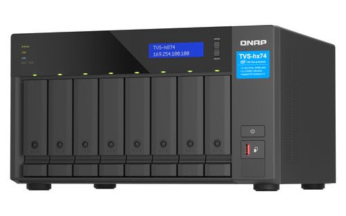 QNAP TVS-H874-I7-32G 8-bay QuTS hero NAS Intel Core i7-12700 12-core 32GB RAM