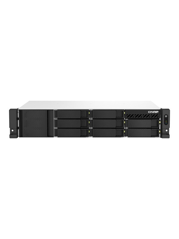 QNAP TS-864eU-RP-8G 2U 8-bay short depth 30,48cm 12Zoll rackmount NAS Intel Celeron N5095 quad-core 8GB 8x3.5/2.5 SATA 2x300W r PSU