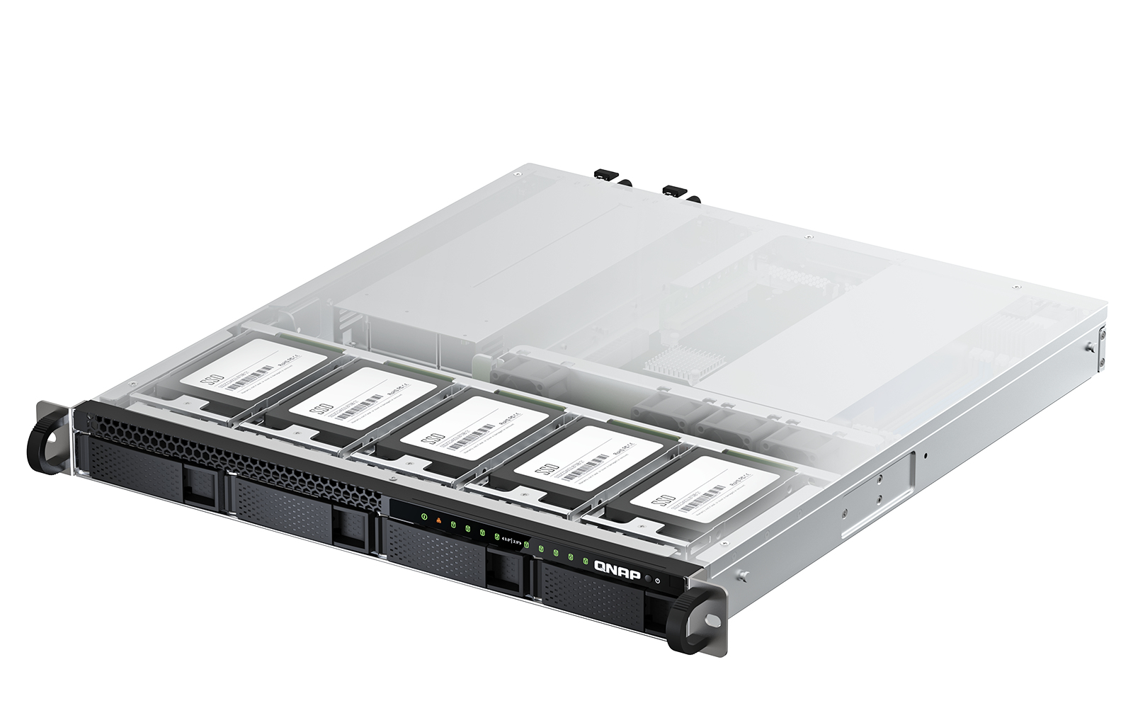 QNAP TS-h987XU-RP-E2334-16G Intel Xeon E-2334 4 Cores/8 Threads 16GB ECC DDR4 1x16 9-Bay 2U rackmount NAS