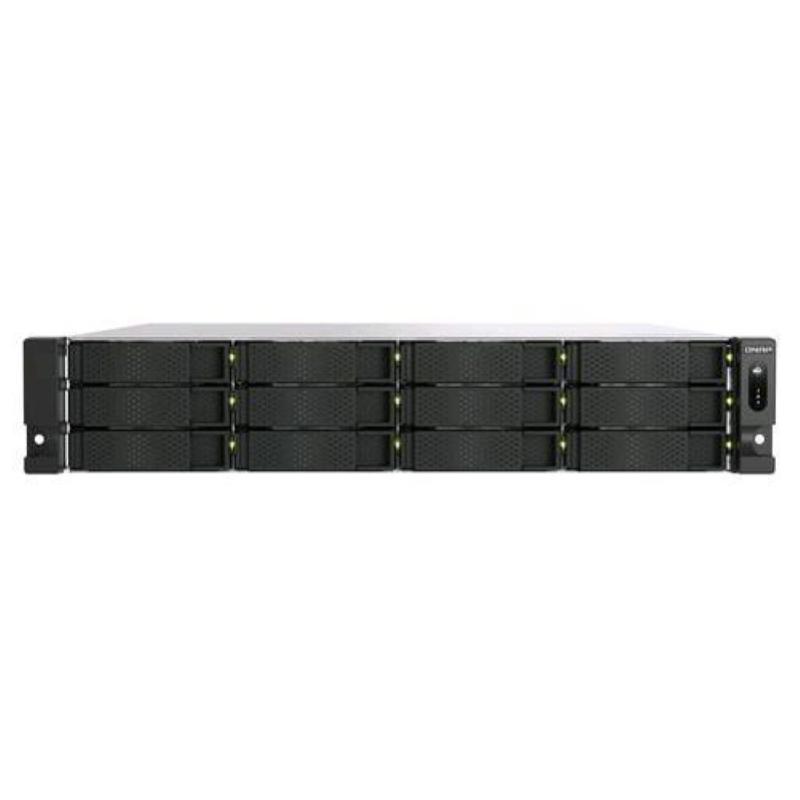 QNAP TS-h1277AXU-RP-R7-32G 2U 12-bay NAS AMD Ryzen 7 Pro 7745 8C/16T boost up to 5.3GHz 32GB DDR5 non-ECC RAM