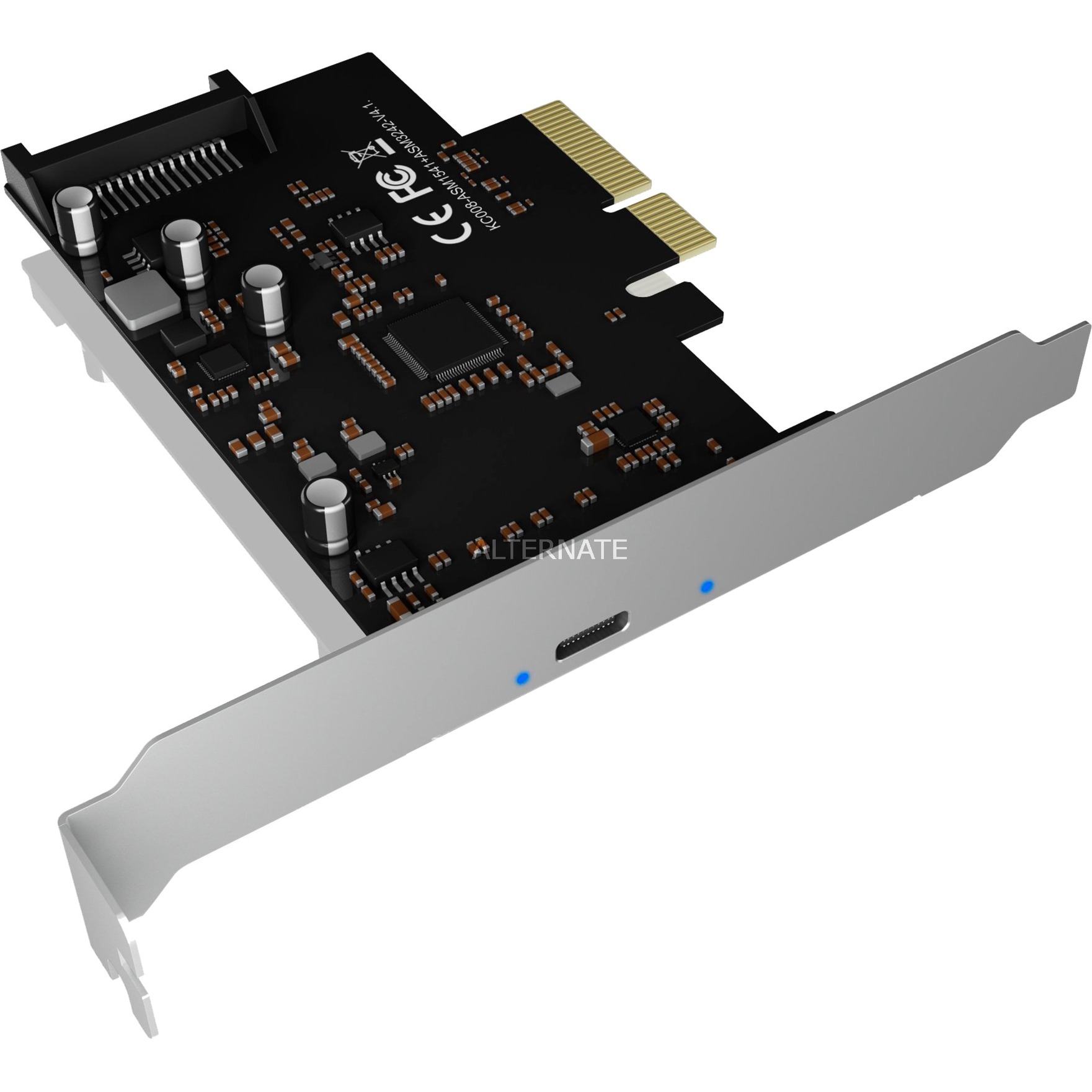 RaidSonic ICY BOX IB-PCI1901-C32 PCIe Erweiterungskarte für USB 3.2 Typ-C
