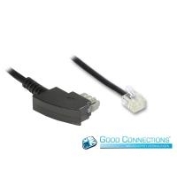 Good Connections TAE-N zu RJ11 Anschlusskabel 10m Modem schwarz