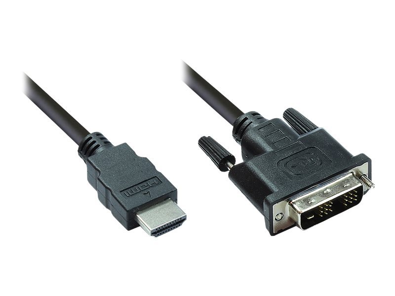 Good Connections HDMI auf DVI-D Anschlusskabel 2m schwarz