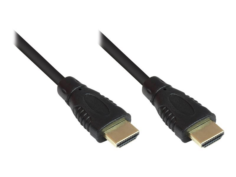 GoodConnections High-Speed HDMI (ST-ST) 0,5m Anschlusskabel Schwarz
