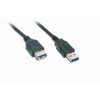 Good Connections USB 3.0 Verlängerungskabel 3m St. A zu Bu. A schwarz