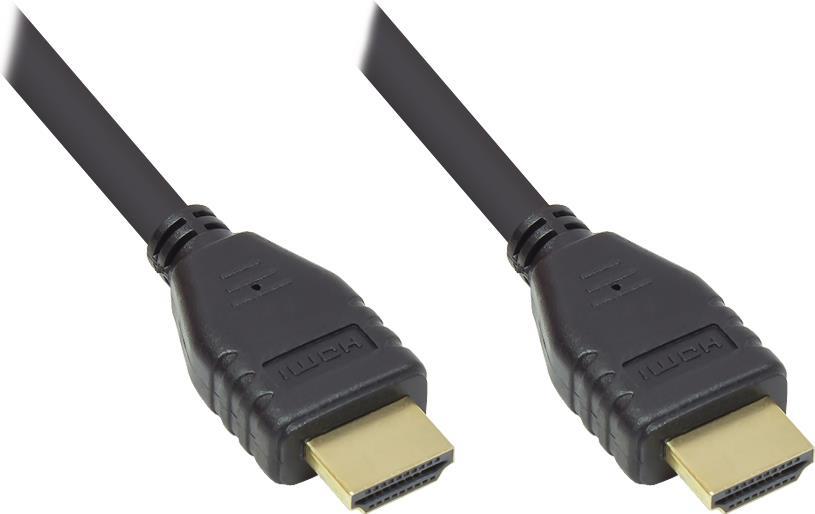 Good Connections HDMI 2.0 Kabel, 4K @ 60Hz, schwarz, 1m