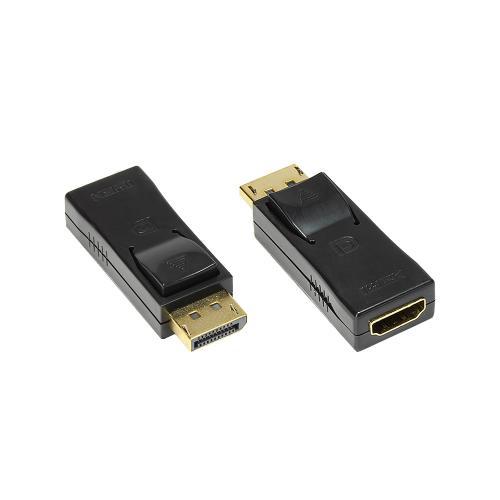 GoodConnections DisplayPort 1.2 > HDMI (ST-BU) Adapter 4K 30Hz Schwarz