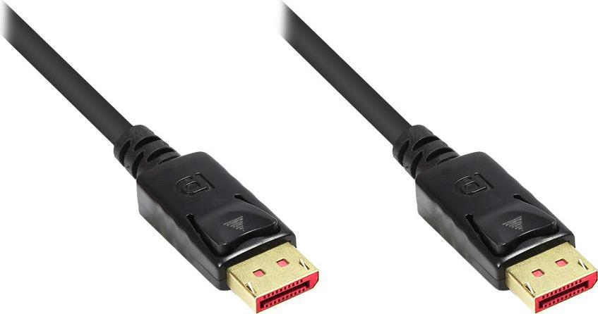 Good Connections DisplayPort 1.4 Anschlusskabel 1m 8K @ 60Hz Kupfer schwarz