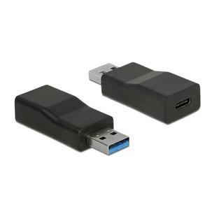DeLOCK USB 3.1 Adapter USB-A zu USB-C Gen2 aktiv St./Bu. 65696 schwarz