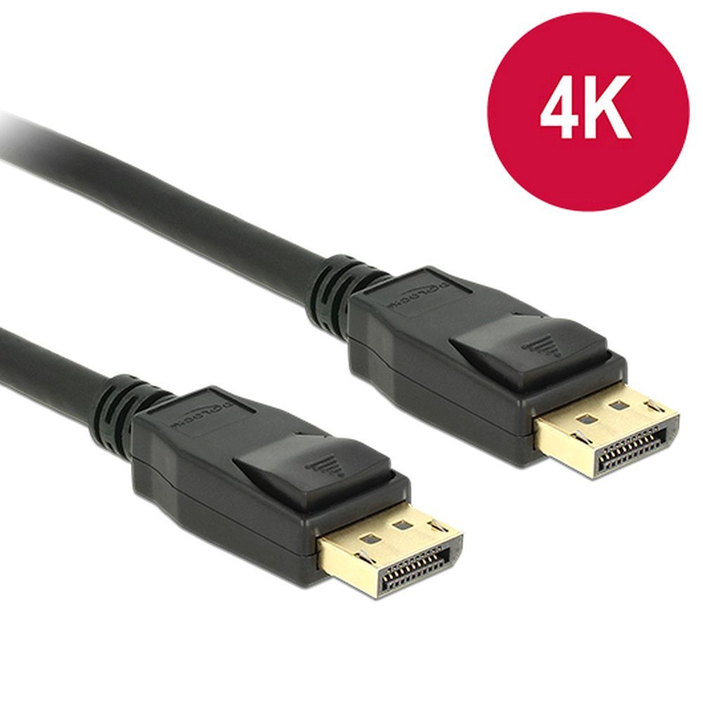 Delock Kabel DisplayPort 1.2 Stecker > DisplayPort Stecker 4K 5 m