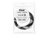 Club3D DisplayPort-Kabel 1.4 HBR3 32.4Gb/s 2m 8K60Hz St/St Polybeutel