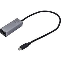 i-tec USB 3.1 Netzwerk Adapter 0,28m Typ-C zu Gigabit-Ethernet TB3 St./Bu. grau