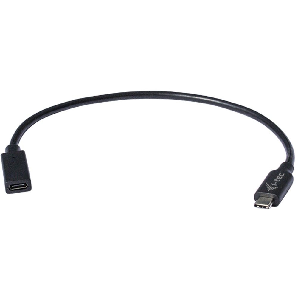 i-tec USB-C Verlängerungs-Kabel St./Bu. 30cm schwarz