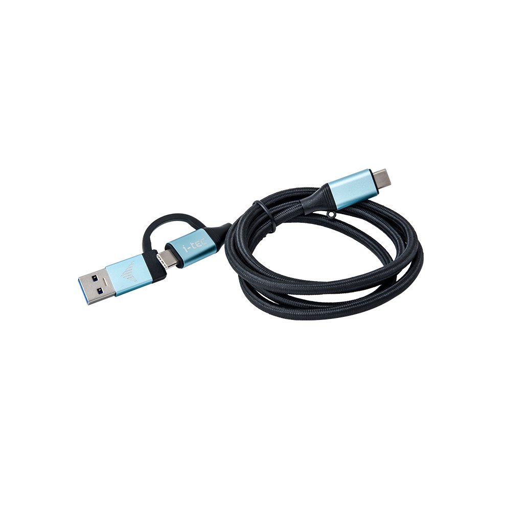 i-tec USB-C auf USB-C Kabel mit integriertem USB 3.0 Adapter