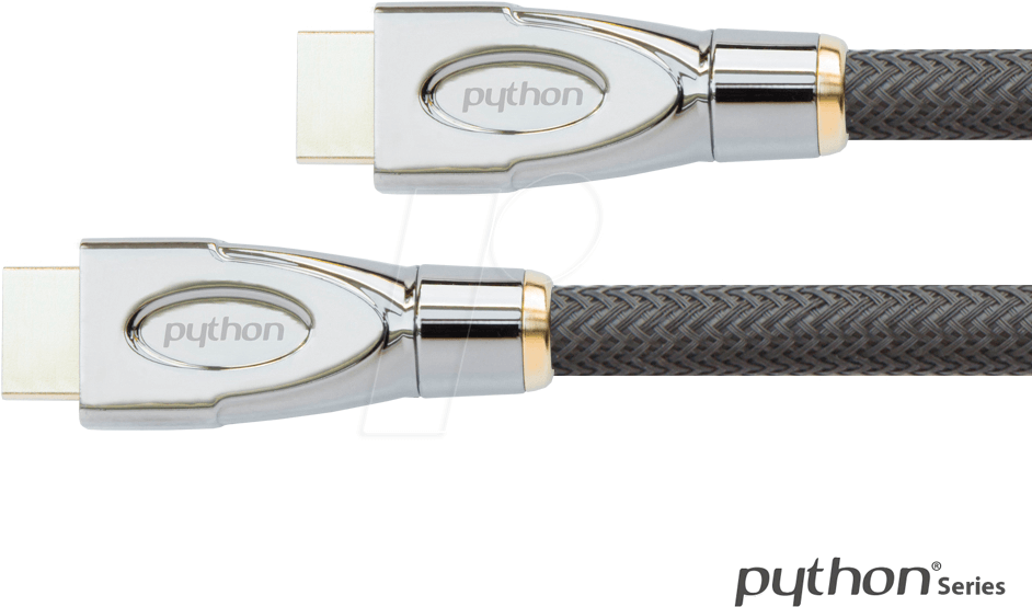 PYTHON Ultra High Speed HDMI 2.1 8K UHD-2/ 4K UHD 3m schwarz