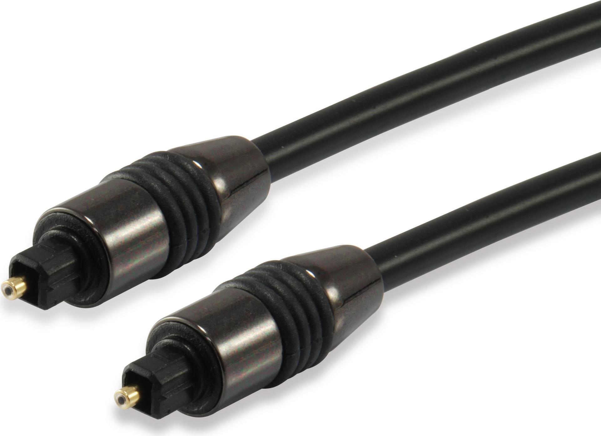 Equip Audiokabel optisches Toslink St/St 3.0m schwarz