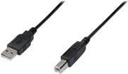 DIGITUS DB-300105-030-S USB 2.0 Kabel Typ A St./ B St. 3m schwarz
