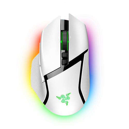 RAZER Basilisk V3 Pro Weiß Gaming Maus Powered by Razer Chroma™ RGB