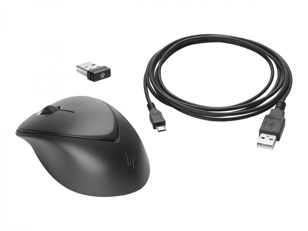 HP Wireless Premium Mouse 1JR31AA kabellos USB schwarz