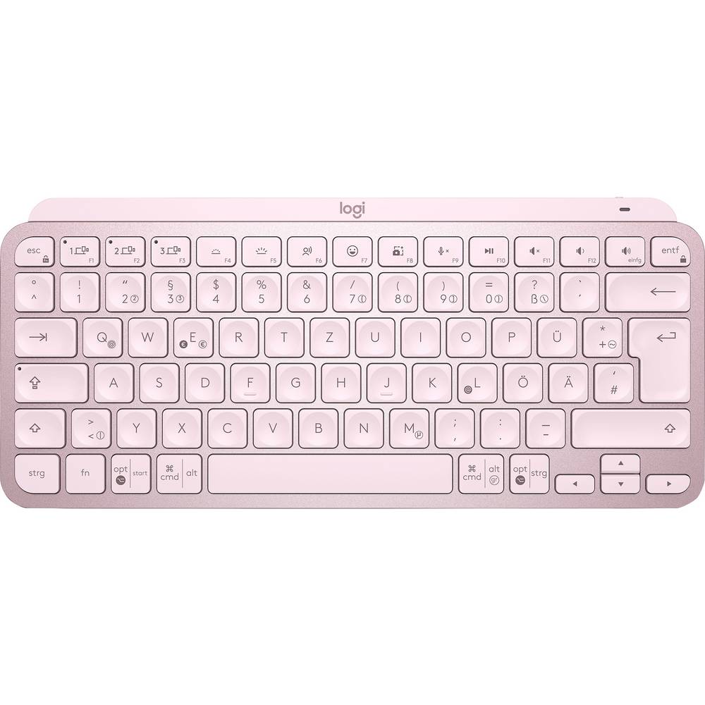 Logitech MX Keys Mini Minimalist Wireless Illuminated Keyboard - ROSE - CENTRAL (DE)