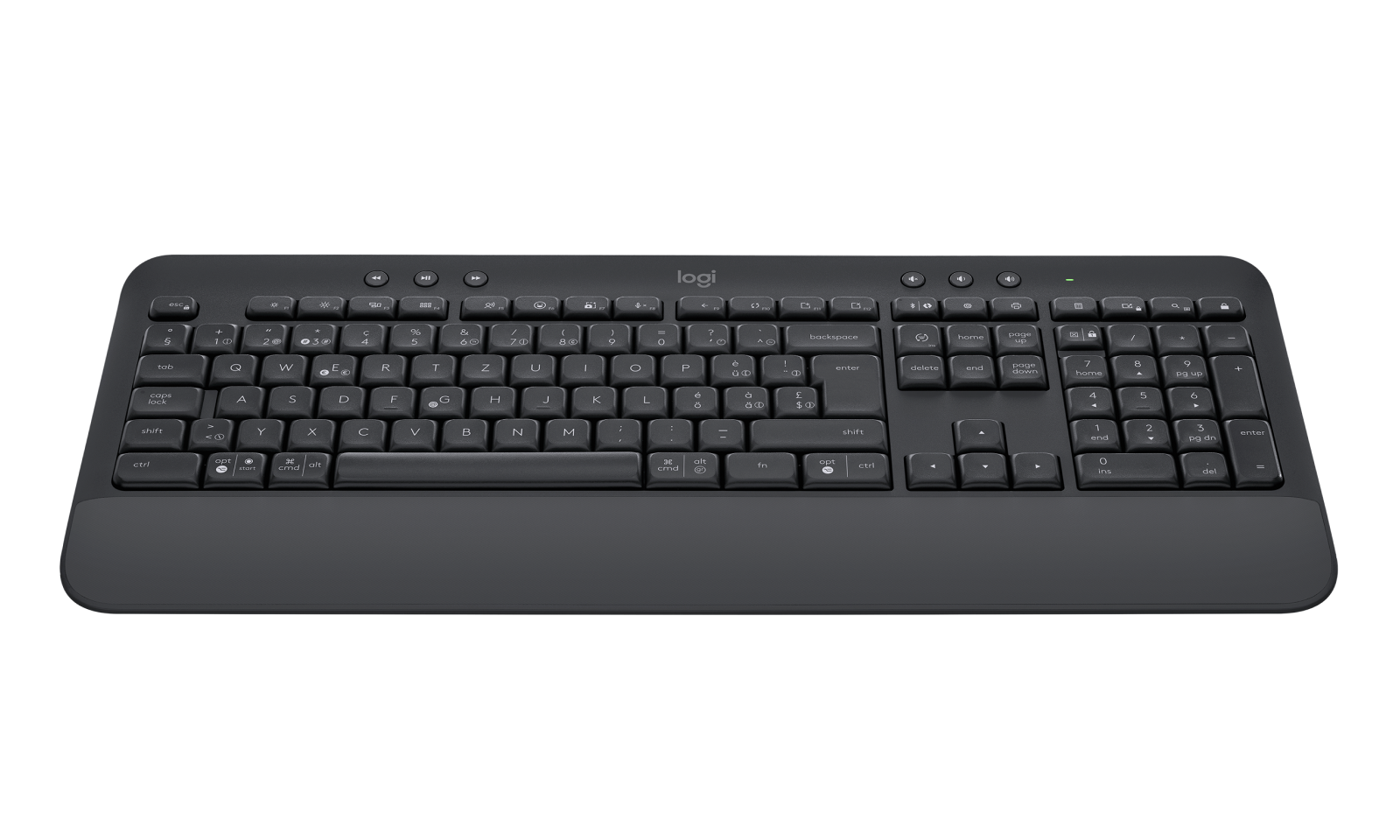 Logitech Signature K650 Graphite - Kabellose Tastatur CH-Layout (Schweiz)