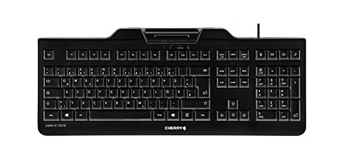 Cherry KC 1000 SC Keyboard mit Smart Card Reader USB schwarz
