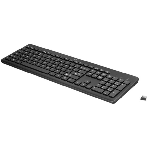 HP Tastatur 230 Wireless Tastatur USB-A Schwarz