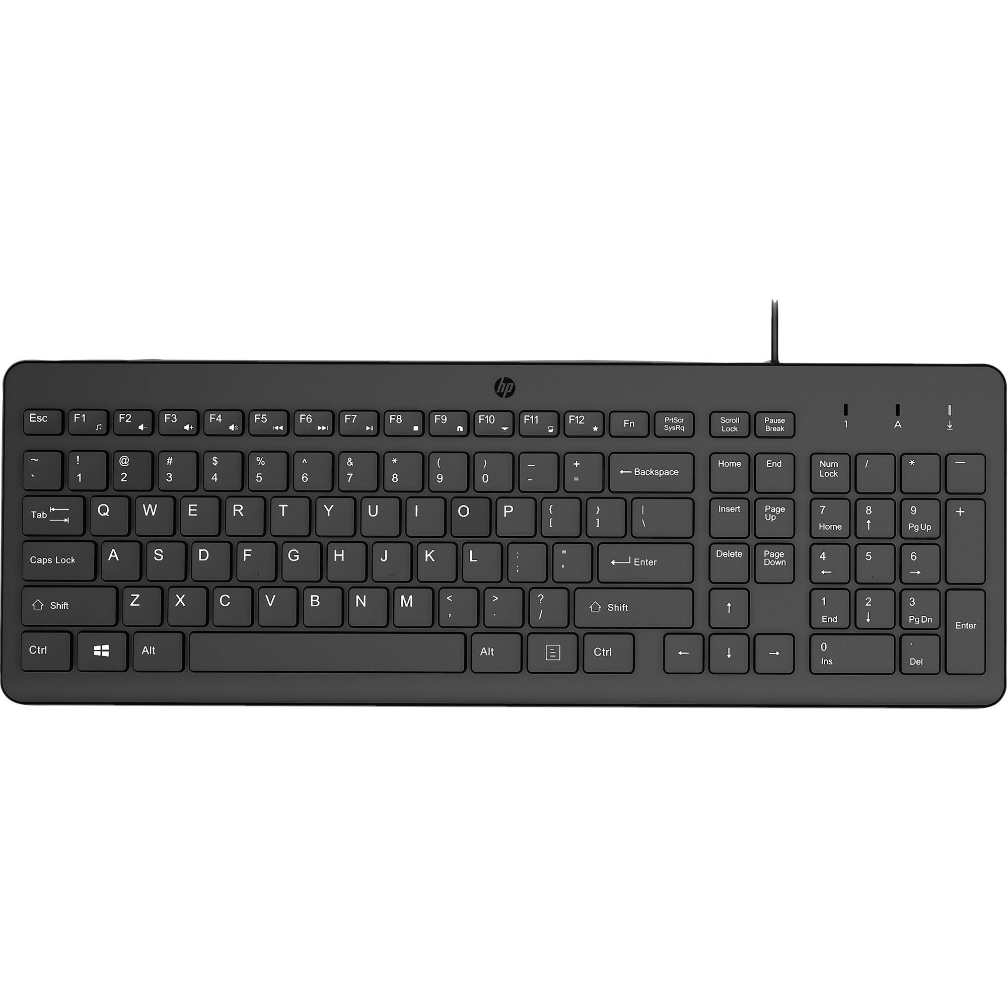 HP 150 Kabelgebunden USB-A deutsch Schwarz