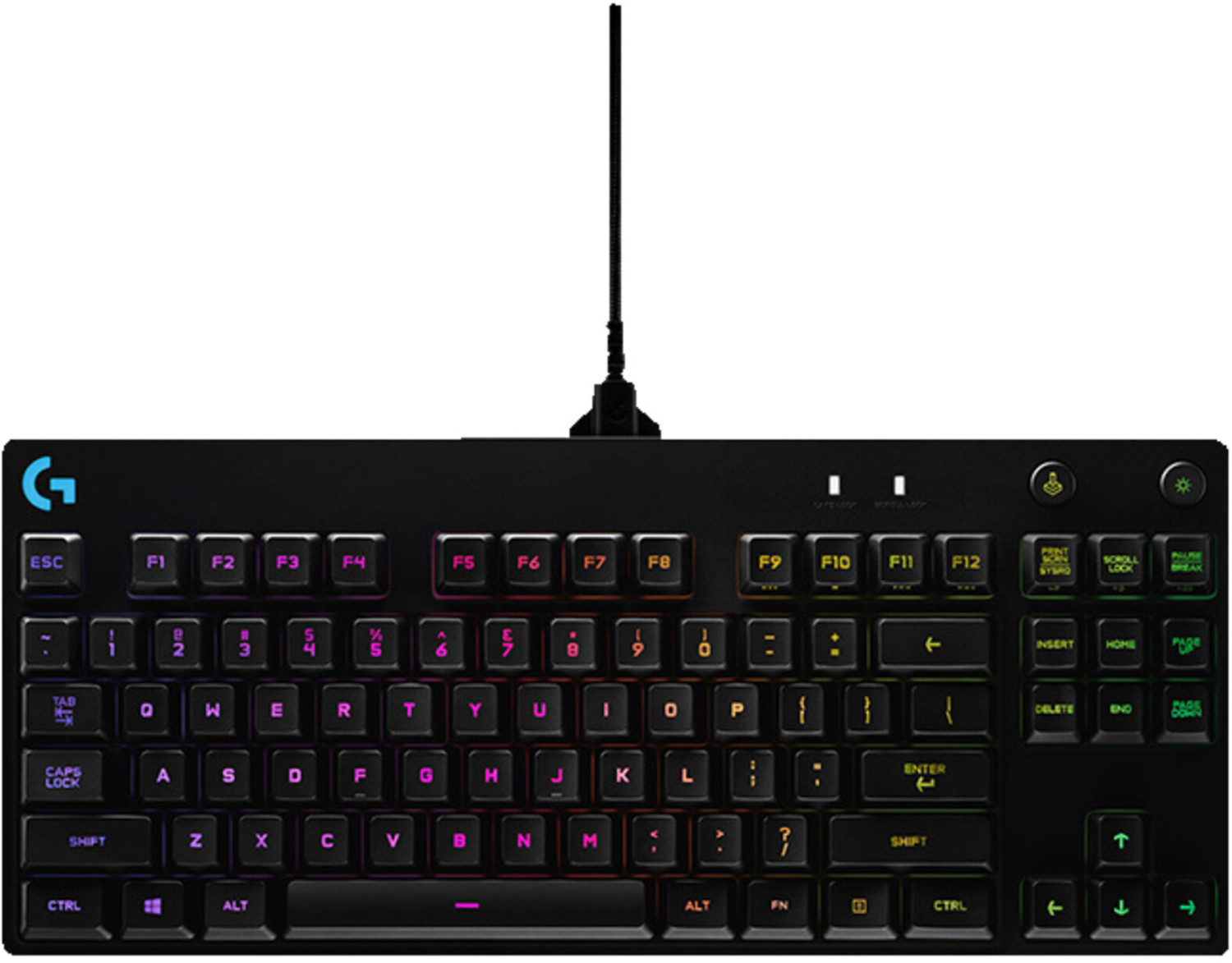 Logitech Gaming Pro USB Qwertz GX Blue mechanical kabelgebunden black