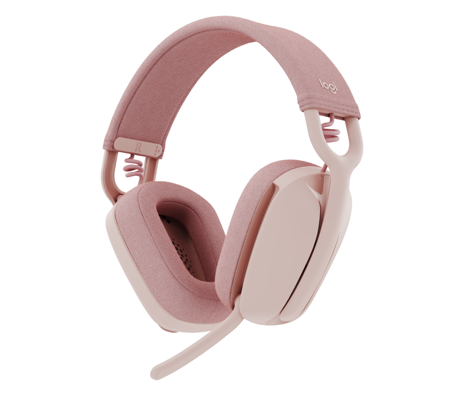 Logitech Zone Vibe 100 Headset full size Bluetooth wireless rose