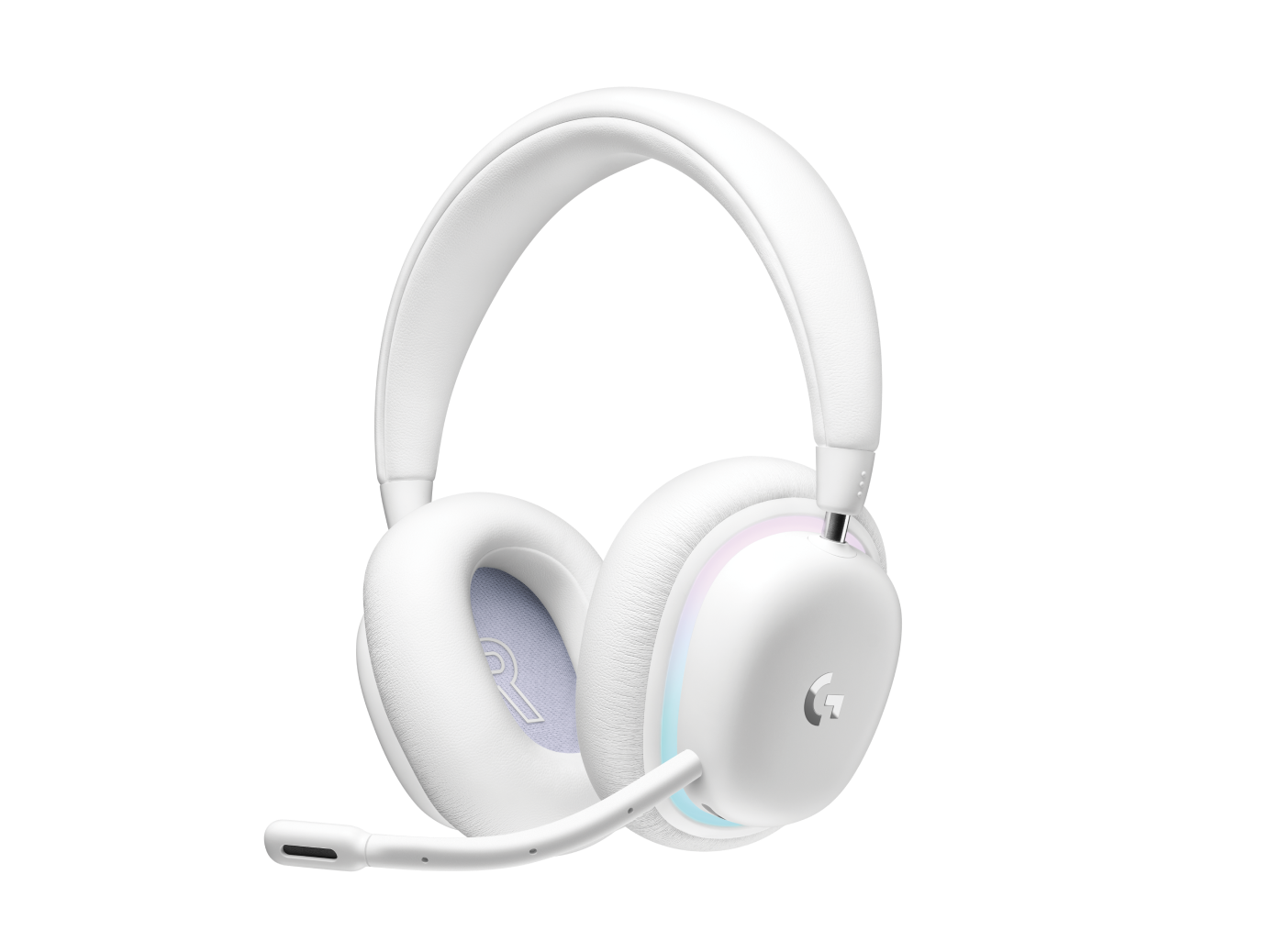 Logitech G G735 Headset full size Bluetooth / LIGHTSPEED wireless 3.5 mm jack white mist