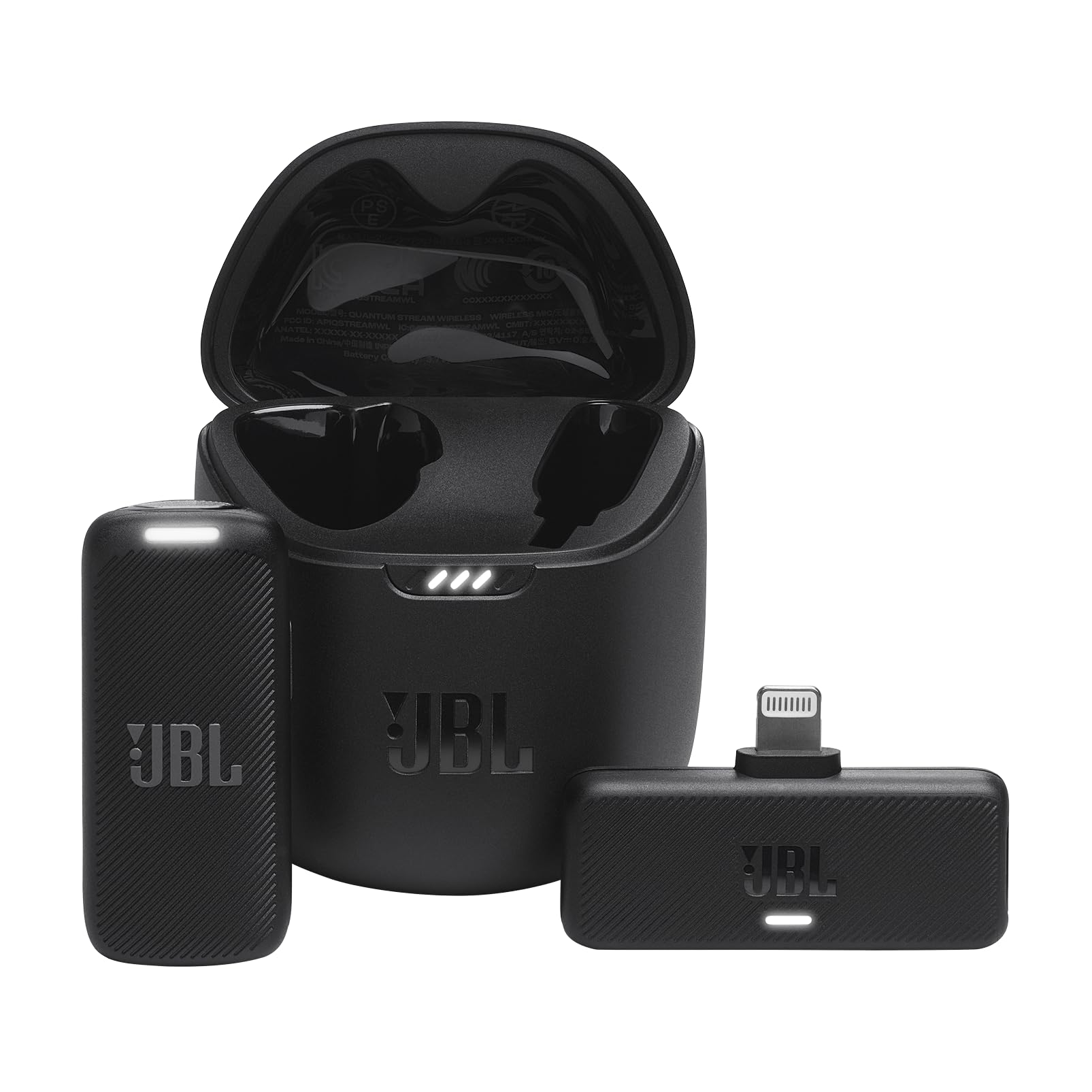 JBL Quantum Stream Wireless - Clip-on wireless Mic mit lightning connector