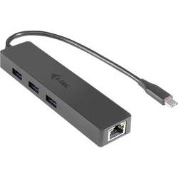 i-tec USB-C Slim Passive HUB 3 Port + Gigabit Ethernet Adapter