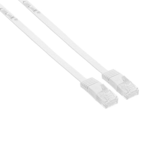 Good Connections Patch Flachband Netzwerkkabel RJ45 CAT6 5m Weiss
