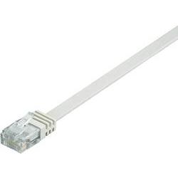 Good Connections Patch Flachband Netzwerkkabel RJ45 CAT6 10m Weiss