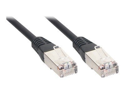 Good Connections Patch Netzwerkkabel RJ45 CAT6 250MHz 0,5m schwarz S/FTP
